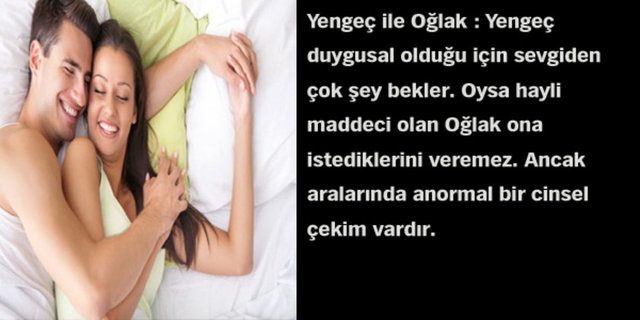 Astrolojik cinsel çekim raporunuz!