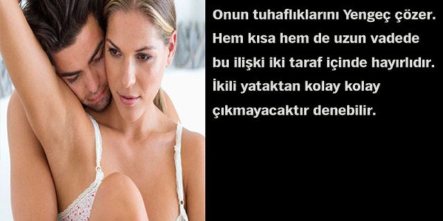 Astrolojik cinsel çekim raporunuz!