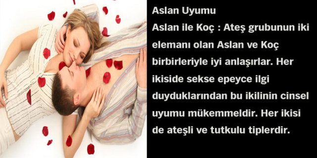 Astrolojik cinsel çekim raporunuz!