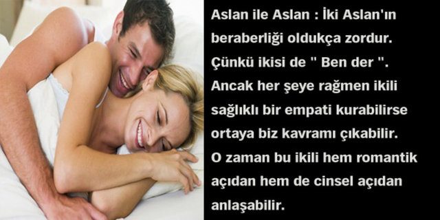 Astrolojik cinsel çekim raporunuz!
