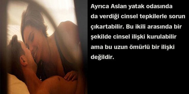 Astrolojik cinsel çekim raporunuz!