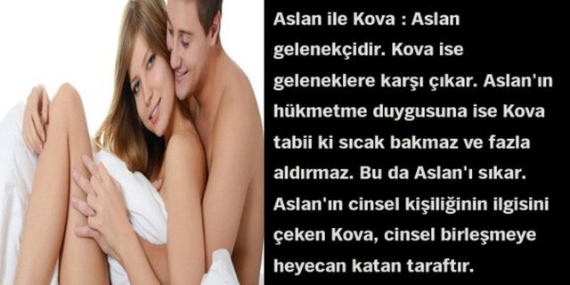 Astrolojik cinsel çekim raporunuz!