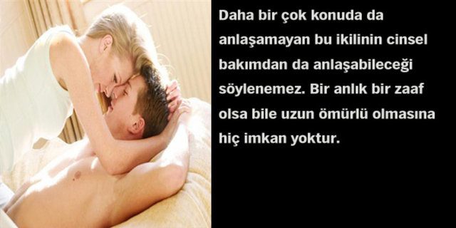 Astrolojik cinsel çekim raporunuz!