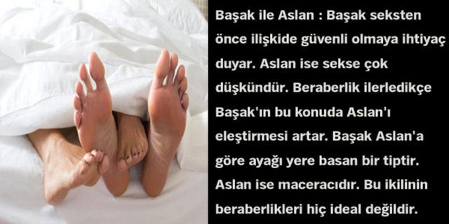 Astrolojik cinsel çekim raporunuz!