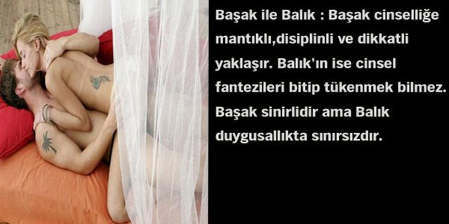 Astrolojik cinsel çekim raporunuz!