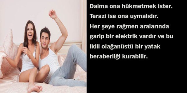 Astrolojik cinsel çekim raporunuz!