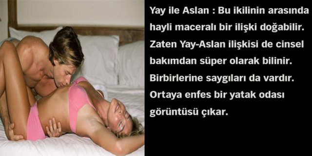 Astrolojik cinsel çekim raporunuz!