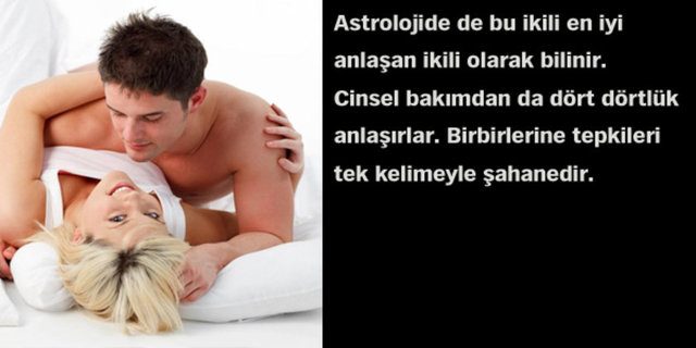 Astrolojik cinsel çekim raporunuz!
