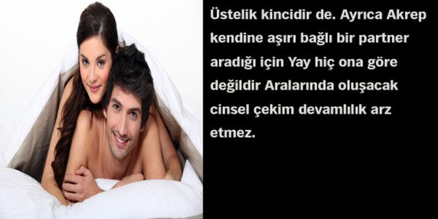 Astrolojik cinsel çekim raporunuz!