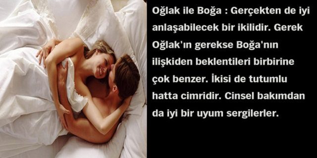Astrolojik cinsel çekim raporunuz!