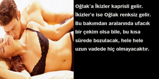 Astrolojik cinsel çekim raporunuz!