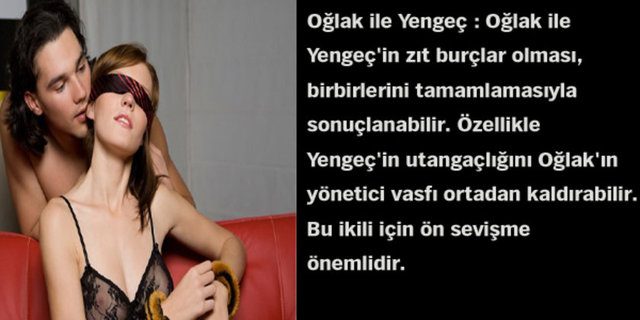 Astrolojik cinsel çekim raporunuz!