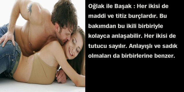 Astrolojik cinsel çekim raporunuz!