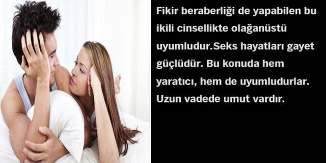 Astrolojik cinsel çekim raporunuz!