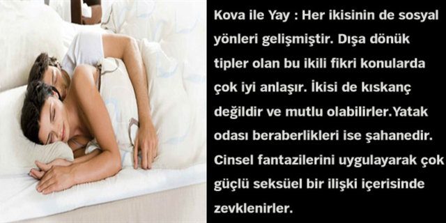 Astrolojik cinsel çekim raporunuz!