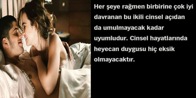 Astrolojik cinsel çekim raporunuz!