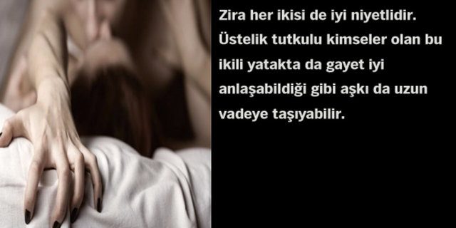 Astrolojik cinsel çekim raporunuz!