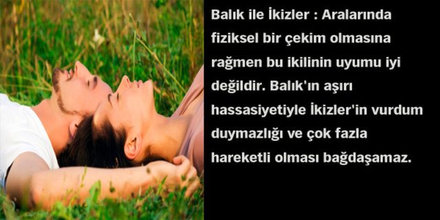 Astrolojik cinsel çekim raporunuz!