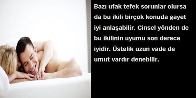 Astrolojik cinsel çekim raporunuz!