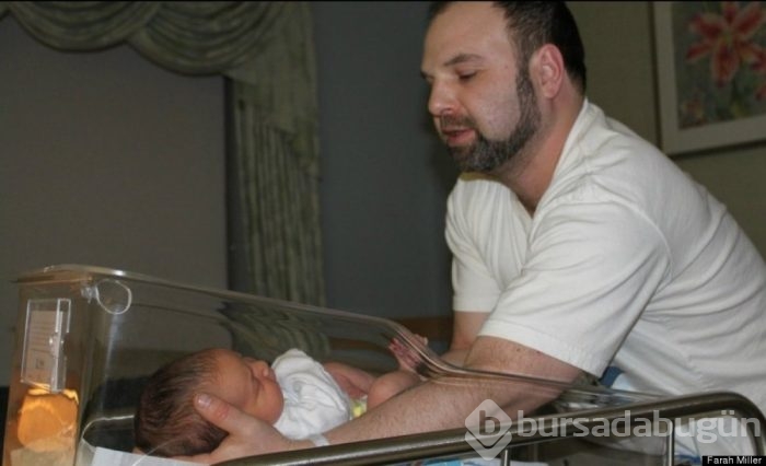 Babaların bebekleriyle ilk kez tanıştıkları o an
