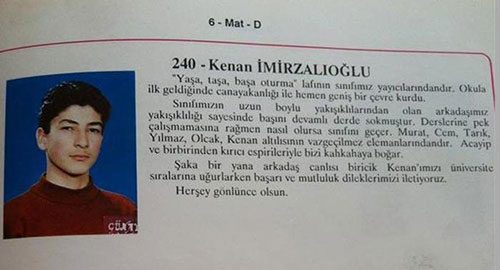 İşte ünlülerin okul yılları