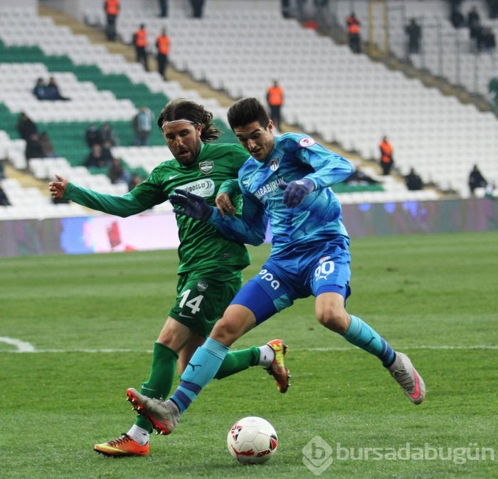 Bursaspor-B.Tepecikspor maçından kareler