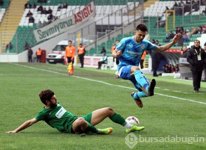 Bursaspor-B.Tepecikspor maçından kareler