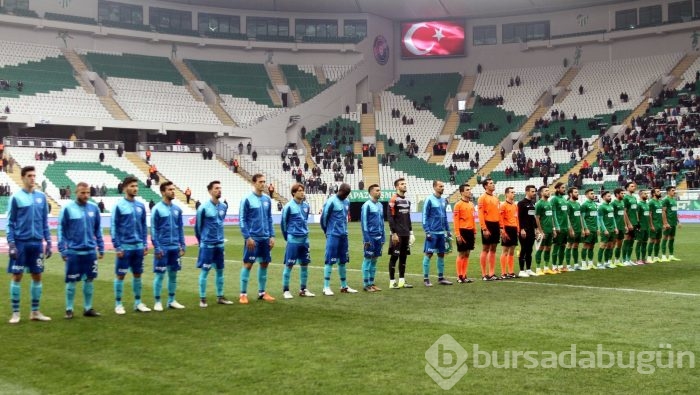 Bursaspor-B.Tepecikspor maçından kareler