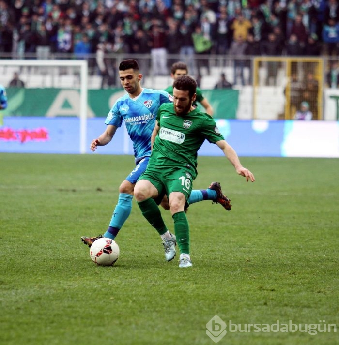 Bursaspor-B.Tepecikspor maçından kareler