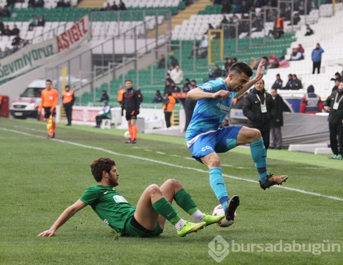 Bursaspor-B.Tepecikspor maçından kareler
