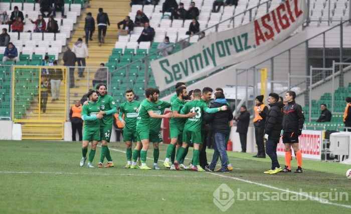 Bursaspor-B.Tepecikspor maçından kareler