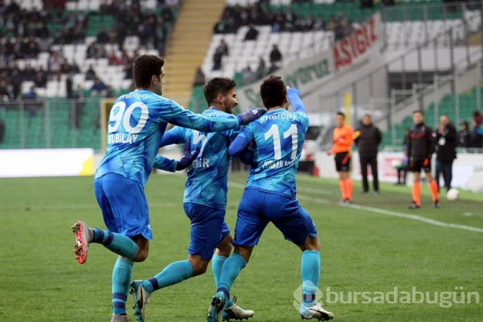Bursaspor-B.Tepecikspor maçından kareler