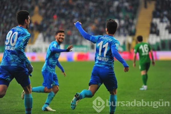 Bursaspor-B.Tepecikspor maçından kareler