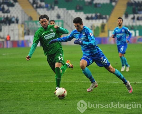 Bursaspor-B.Tepecikspor maçından kareler