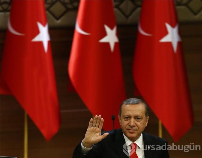 Cumhurbaşkanı Erdoğan muhtarlara hitap etti