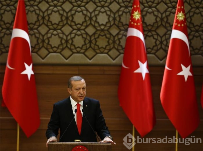 Cumhurbaşkanı Erdoğan muhtarlara hitap etti