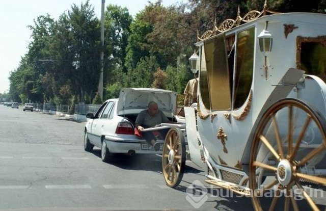 Otoyolda şok görüntü
