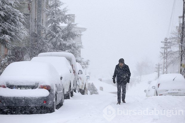 Ankara'dan kar manzaraları