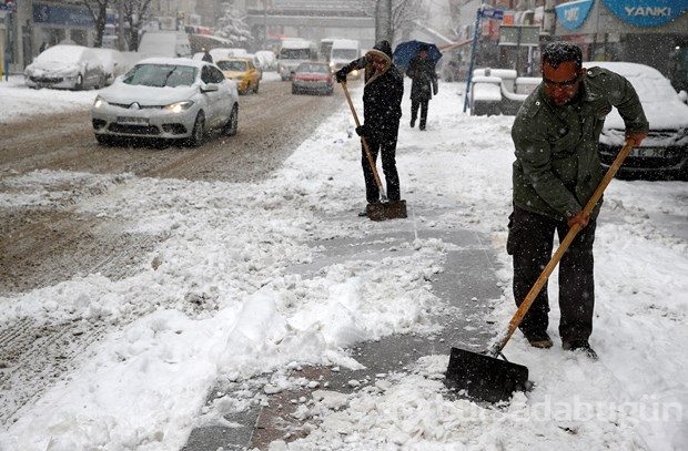 Ankara'dan kar manzaraları