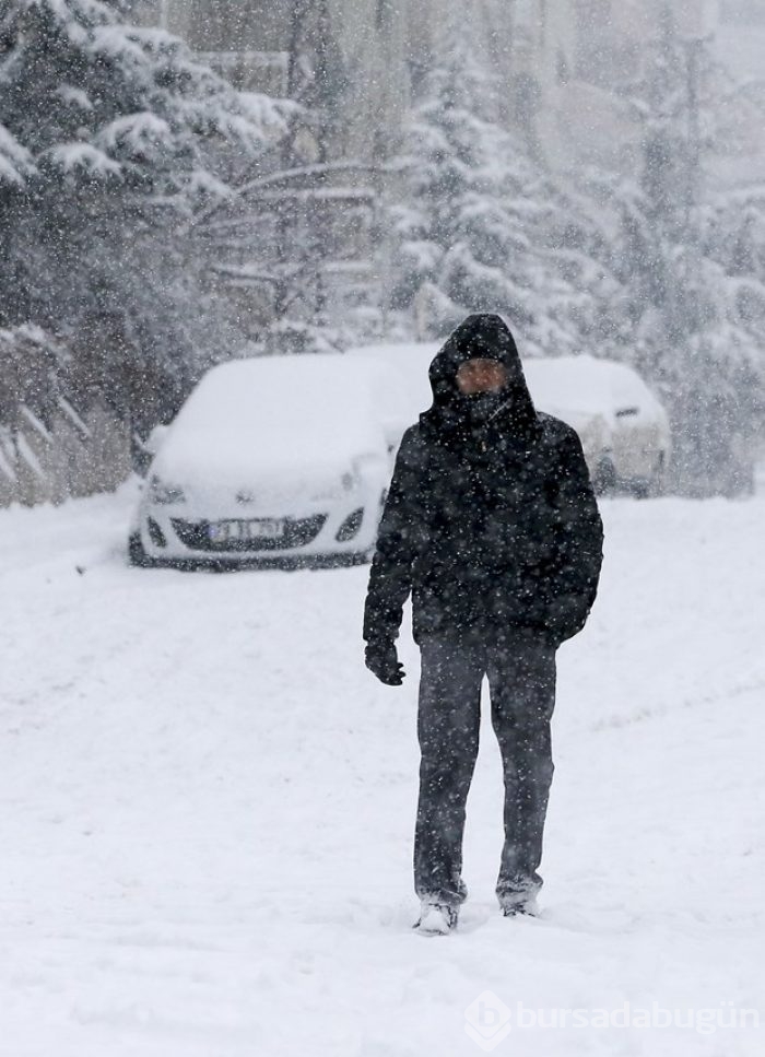 Ankara'dan kar manzaraları