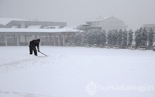 Ankara'dan kar manzaraları