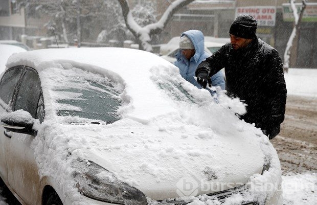 Ankara'dan kar manzaraları