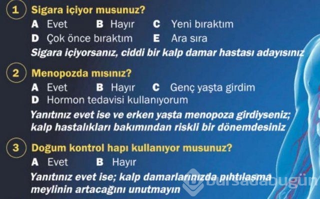 Kalp krizi riskinizi test edin!

