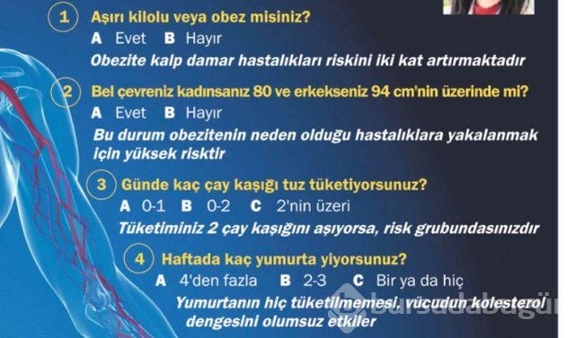 Kalp krizi riskinizi test edin!
