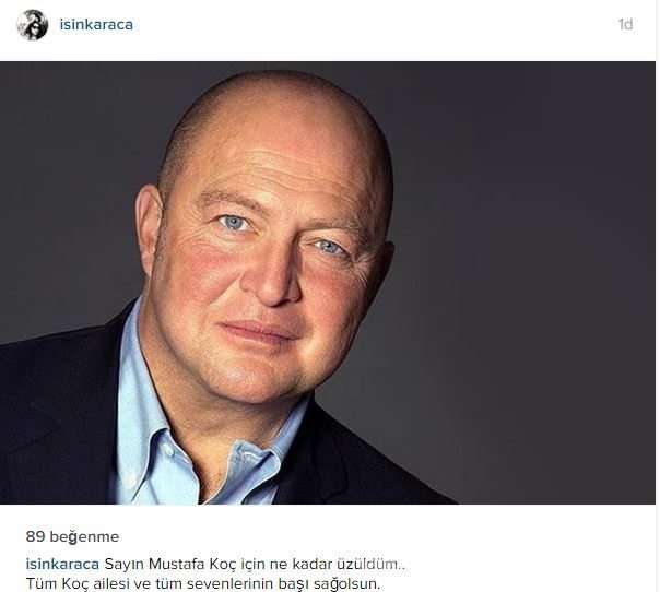 Sosyal medyada Mustafa Koç'un ölümü	
