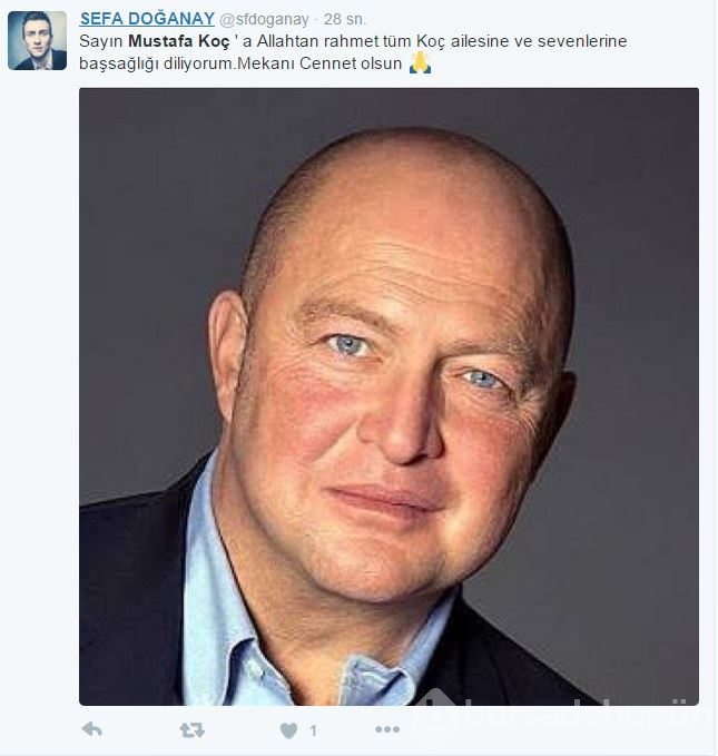 Sosyal medyada Mustafa Koç'un ölümü	
