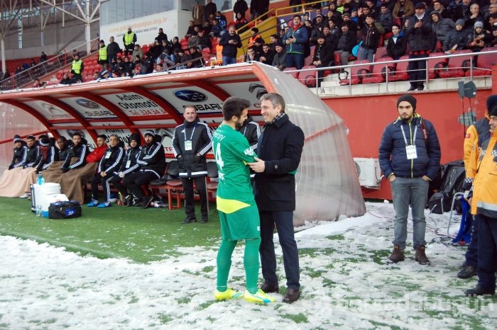 Gaziantepspor-Bursaspor maçından kareler