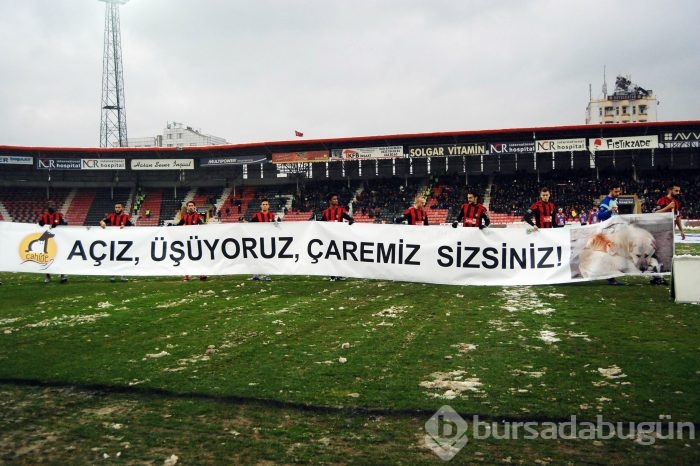 Gaziantepspor-Bursaspor maçından kareler