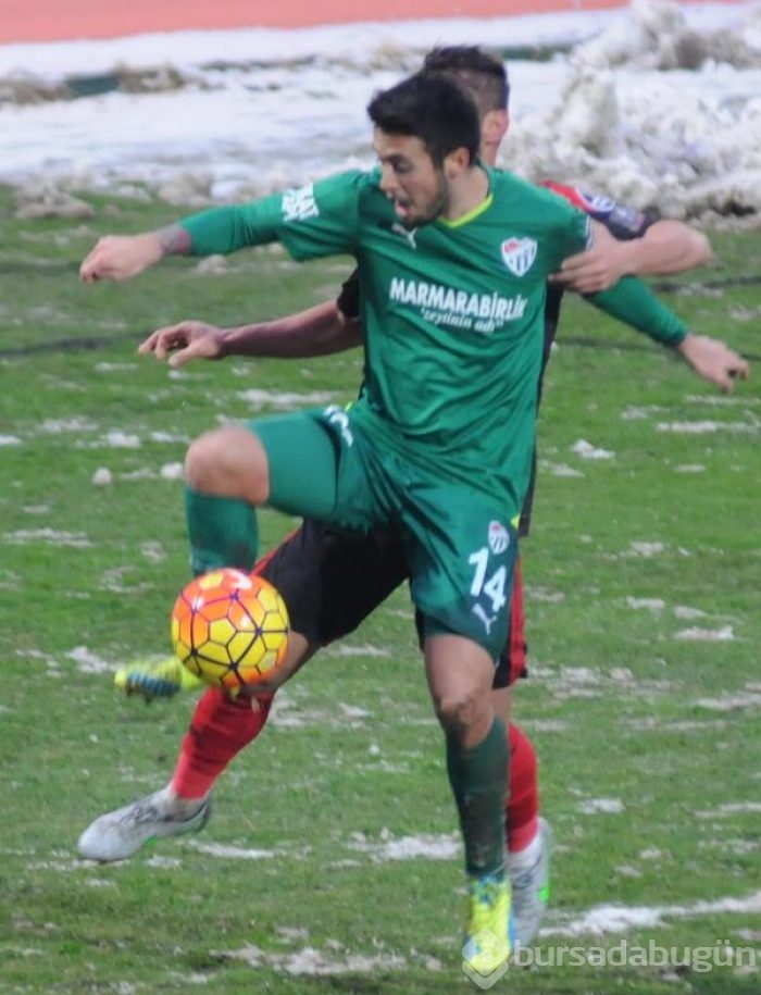 Gaziantepspor-Bursaspor maçından kareler