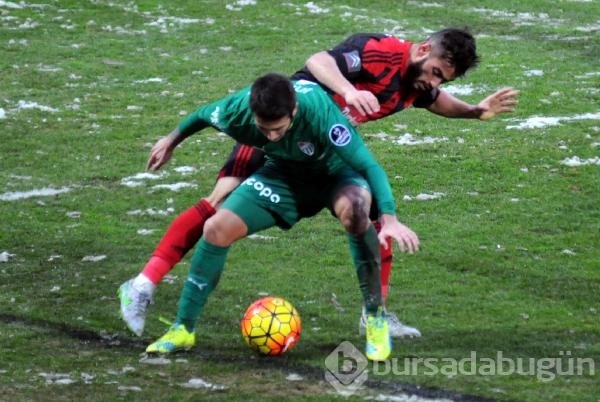 Gaziantepspor-Bursaspor maçından kareler